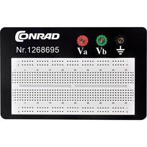 Trucomponents TRU COMPONENTS 0165-40-1-3301B Breadboard Totaal aantal polen 610 (l x b x h) 114.3 x 186.2 x 8.4 mm 1 stuks