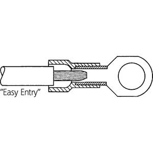 LAPP 63104050 Ringkabelschoen Dwarsdoorsnede (max.): 1.50 mm² Deels geïsoleerd Rood 100 stuk(s)