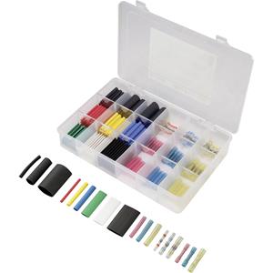 Trucomponents Krimpkous assortiment Krimpverhouding: 2:1, 3:1 TRU COMPONENTS 1567341 KS-301 215 onderdelen