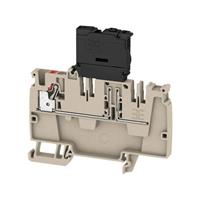 Weidmüller Verteiler-Reihenklemme mit Sicherung AAP21 4 FS 100-250V Beige 50St.