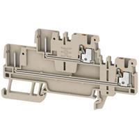 Weidmüller Doppelstock-Durchgangsklemme APGTB 1.5 2T 4C/2 Beige 50St.