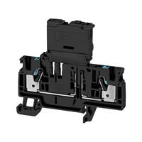 Weidmüller Sicherungs-Reihenklemme AFS 4 2C BK/BL Schwarz 50St.