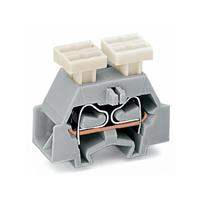 wago Einzelklemme 10mm Zugfeder Belegung: L Grau 200St.