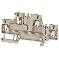 Weidmüller Doppelstock-Durchgangsklemme A2T 1.5 Beige 50St.