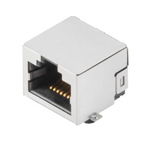 Weidmüller RJ45C3 S1U 0.9N4N RL RJ45-aansluitstekker CAT 3 1455220000 Bus, inbouw horizontaal Aantal polen 8 Zilver, Zwart 200 stuk(s)