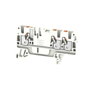 Weidmüller Doorgangsklem A3C 2.5 WT 1521890000 Wit 100 stuks