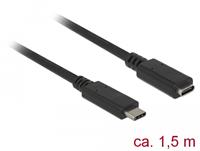 delock USB C verlengkabel - 1.5 meter - 
