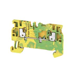 Weidmüller Randaardeklem A2C 1.5 PE 1552680000 Groen-geel 50 stuks