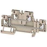 Weidmüller Doppelstock-Durchgangsklemme A2T 1.5 VL Beige 50St.