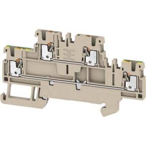 Dubbeldeksdoorgangsklem Weidmüller A2T 1.5 FT-PE 2469390000 Beige 50 stuk(s)
