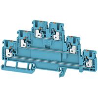 Weidmüller Dreistock-Durchgangsklemme A3T 2.5 BL Blau 50St.