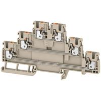 Weidmüller Dreistock-Durchgangsklemme A3T 2.5 Beige 50St.