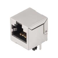 Weidmüller RJ45-Steckverbinder CAT 6 Buchse, Einbau horizontal RJ45C6 T1U 2.7N4N TY Silber, Schwarz