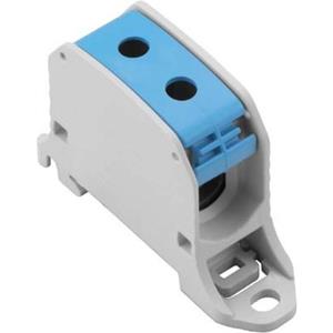Doorgangsklem Weidmüller WPD 130 1X50/1X50 BL 2502540000 Grijs, Blauw 9 stuk(s)