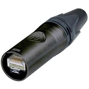 Neutrik NE8MX6-B-T etherCON CAT6a cable connector male, black