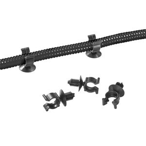 HellermannTyton 151-14313 CTC7.5FT6LG-HIRHS-BK Halter für Schutzschlauch Schwarz S14561