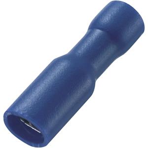 trucomponents TRU COMPONENTS Rundsteckhülse 1.50mm² 2.50mm² Stift-Ø: 4mm Vollisoliert Blau 100St.