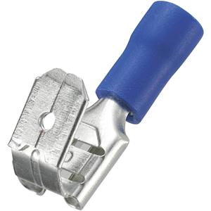 Trucomponents TRU COMPONENTS PBDD2-250 Vlakstekker Met vertakking Insteekbreedte: 6.4 mm Insteekdikte: 0.8 mm 180 Â° Deels geÃ¯soleerd Blauw 50 stuks