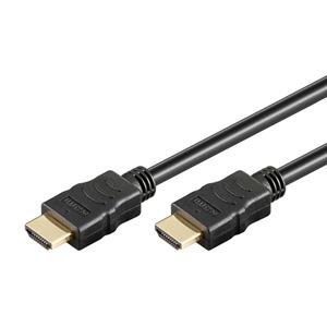 High-speed HDMI? cable with Ethernet, gold-plated HDMI? standard male