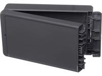 bopla Bocube B 221306 ABS-7024 Wand-Gehäuse, Installations-Gehäuse 125 x 231 x 60 ABS Graphitgrau