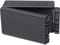 bopla Bocube B 221309 ABS-7024 Wand-Gehäuse, Installations-Gehäuse 125 x 231 x 90 ABS Graphitgrau