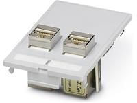 phoenixcontact Phoenix Contact VS-SI-FP-2RJ45-5-MOD-BU/BU VS-SI-FP-2RJ45-5-MOD-BU / BU - data faceplate 1 stuk(s)