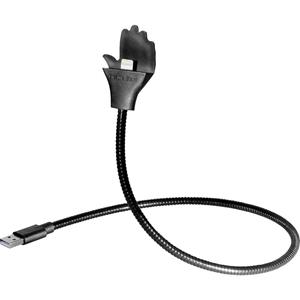 maxtrack USB 2.0 Anschlusskabel [1x Apple Lightning-Stecker - 1x USB 2.0 Stecker A] 0.50m Schwarz