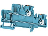 Weidmüller Doppelstock-Durchgangsklemme APGTB 2.5 2T VL 4C/2 BL Blau 50St.