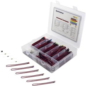 Barthelme LED-assortiment Rood, Blauw, Groen, Geel, Koud-wit, Warm-wit Rond 3 mm 100 mcd, 600 mcd, 1500 mcd, 8000 mcd, 9000 mcd 25 Â°, 30 Â° 20 mA 2 V, 3 V 1 set