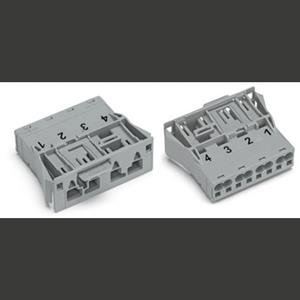 Wago Netz-Steckverbinder WINSTA MIDI Serie (Netzsteckverbinder) WINSTA MIDI Stecker, gerade Gesamtpo