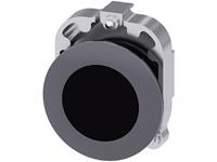 Siemens 3SU10600JB100AA0 3SU1060-0JB10-0AA0 Drucktaster Frontring Metall, Betätiger flach Schwarz 1