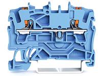 WAGO 2202-1204 Durchgangsklemme 5.20mm Push-In-Klemme Blau 100St.