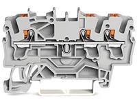 Wago Durchgangsklemme 5.20mm Push-In-Klemme Grau 100St.