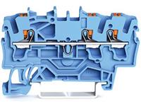 Wago Durchgangsklemme 5.20mm Push-In-Klemme Blau 100St.