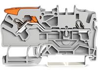 WAGO 2102-1201 Durchgangsklemme 5.20mm Push-In-Klemme Grau 50St.