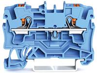 Wago Durchgangsklemme 6.20mm Push-In-Klemme Blau 50St.