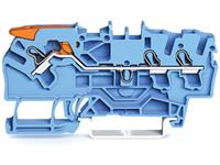 Wago Durchgangsklemme 5.20mm Push-In-Klemme Blau 50St.