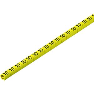 Weidmüller CLI C 1-6 GE/SW 10 CD Kennzeichnungsring Aufdruck 10 Außendurchmesser-Bereich 2.5 bis 5