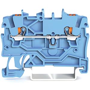 Doorgangsklem 3.50 mm Push-In-klem Blauw Wago 2200-1204 100 stuks