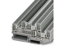 phoenixcontact STTB 2,5/4P-PV Doppelstockklemme Polzahl: 4 0.08mm² 2.5mm² Grau 50St.