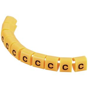 Trucomponents TRU COMPONENTS 1593406 TC-MB1/C203 Markeerclip Opdruk C Buitendiameter 3 tot 3.60 mm