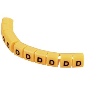 Trucomponents TRU COMPONENTS 1593407 TC-MB1/D203 Markeerclip Opdruk D Buitendiameter 3 tot 3.60 mm