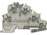 Weidmüller Doppelstock-Reihenklemme, Schutzleiter-Reihenklemme ZDKPE 2.5-2 DB+BR BED OR Inhalt: 50S
