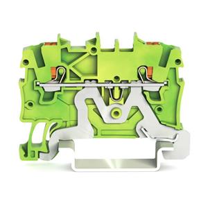 Wago Schutzleiterklemme 3.50mm Push-In-Klemme Grün, Gelb 100St.