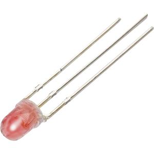 Trucomponents TRU COMPONENTS YBR-40FRW00-A LED bedraad Rood, Wit Rond 4 mm 790 mcd, 2750 mcd 68 Â°, 71 Â° 20 mA, 20 mA 2 V, 3.3 V