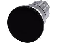 Siemens 3SU10501BD100AA0 3SU1050-1BD10-0AA0 Pilztaster Frontring Metall, Hochglanz Schwarz 1St.