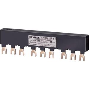 Siemens 3RV1915-1BB - Phase busbar 3-p 128mm 3RV1915-1BB