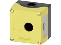Siemens 3SU1801-0AA00-0AB2 Leergehäuse 1 Einbaustelle (L x B x H) 85 x 85 x 64mm Gelb 1St.