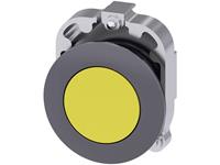Siemens 3SU10600JB300AA0 3SU1060-0JB30-0AA0 Drucktaster Frontring Metall, Betätiger flach Gelb 1St.