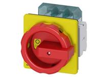 Siemens Lasttrennschalter Rot, Gelb 3polig 35mm² 63A 1 Schließer, 1 Öffner 690 V/AC 3LD25041TP53